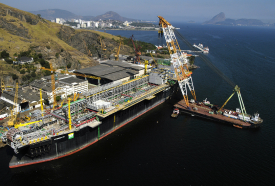 Imagem aérea do Porto de Niterói